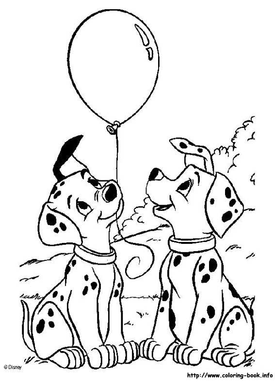 101 Dalmatians coloring picture